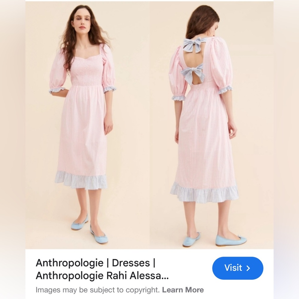 Rahi checkered dress